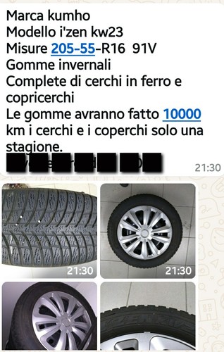 Gomme invernali kumho 205 - gomme,